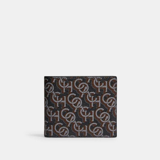 Coach Outlet 3 In 1 Wallet With Signature Monogram Print