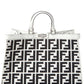 FENDI FF Canvas & Leather X-Tote