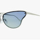 Catwalk 69Mm Sunglasses In Light Grey With Gradient Blue