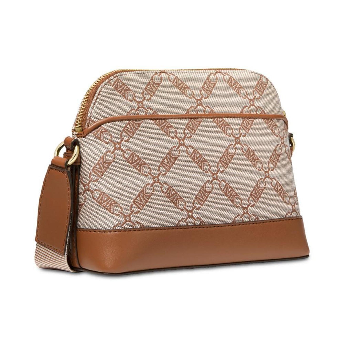 Logo Jet Set Charm Large Dome Crossbody with Webbing Strap