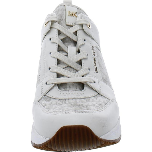 Georgie Womens Leather Lifestyle Casual and Fashion Sneakers