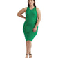 Plus Size Rib-Knit Sleeveless Dress
