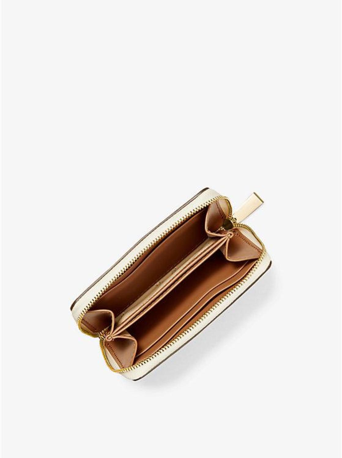 Small Logo and Leather Wallet
