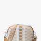 Jet Set Travel Medium Logo Stripe Crossbody Bag