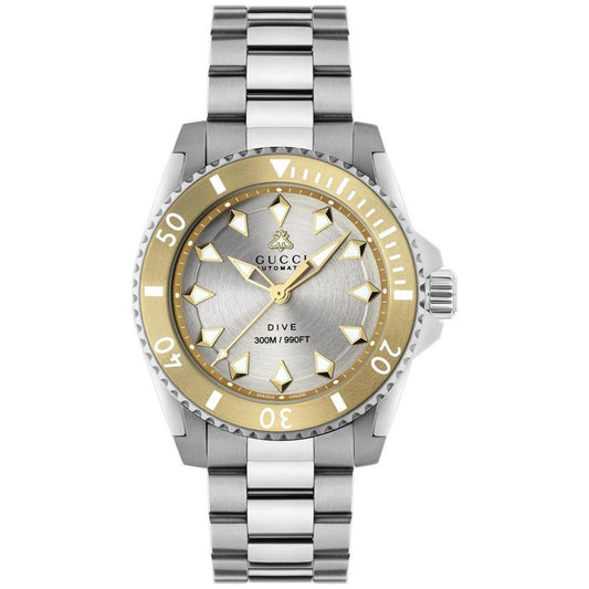 Men's Swiss Automatic Dive Stainless Steel Bracelet Watch 40mm