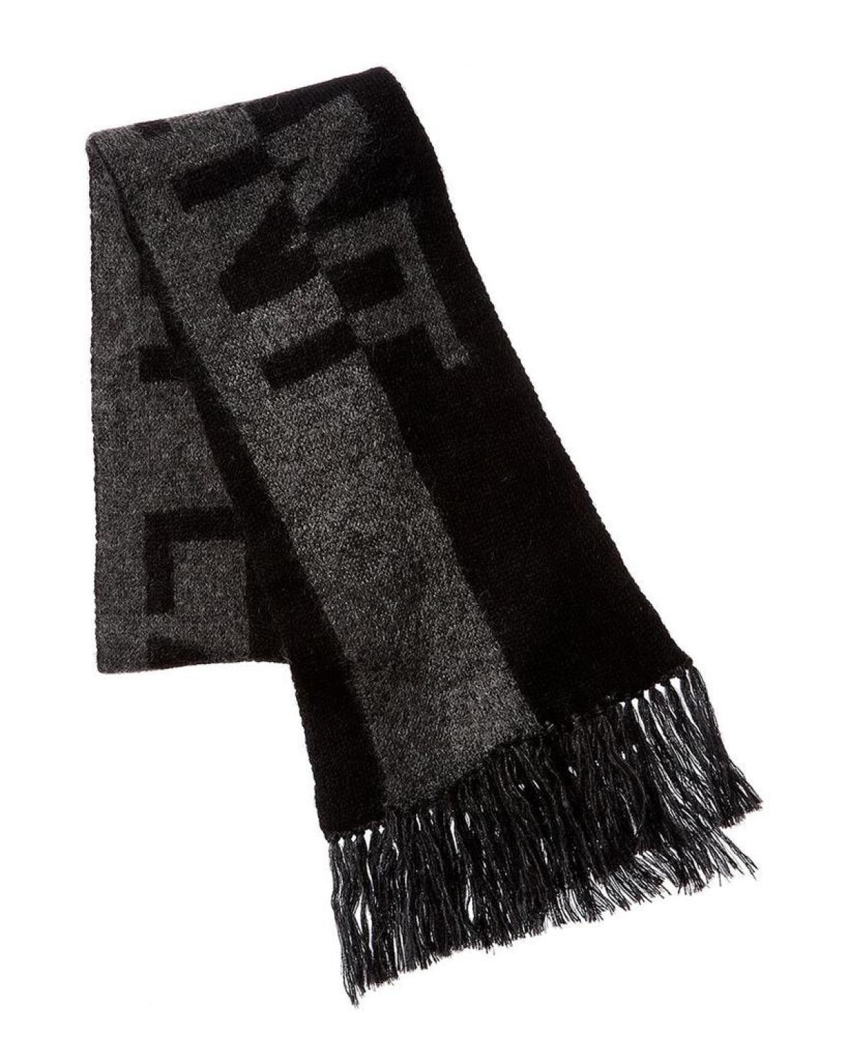 Saint Laurent Wool, Mohair & Alpaca-Blend Scarf