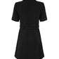 Michael Michael Kors Stretch Creped Belted Utility Dress