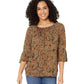 Paisley Flare Sleeve Top
