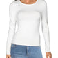 Paula Womens Cut-Out Long Sleeve Sweater
