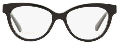 Gucci Women's Oval Eyeglasses GG0373O 001 Black 52mm