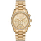 Women's Lexington Lux Quartz Chronograph Gold-Tone Stainless Steel Watch 38mm