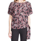 Pop French Paisley Tie Top