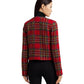 Plaid Mohair Cropped Jacket