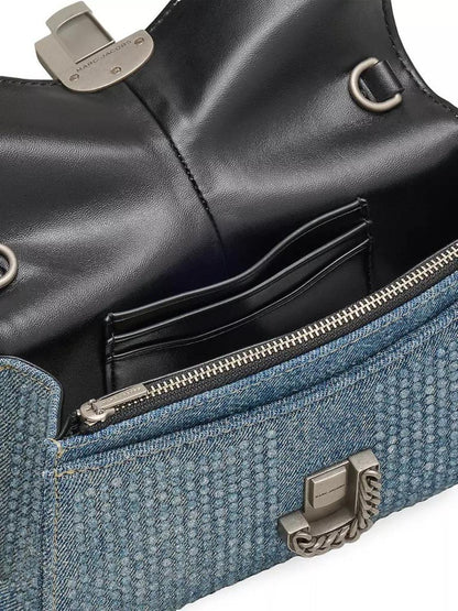 The Crystal Denim St. Marc Chain Wallet