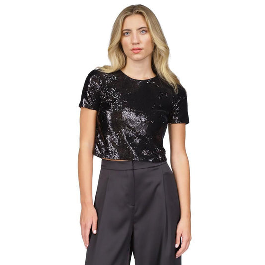 Women's Sequined Crewneck T-Shirt
