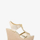 Roslyn Metallic Wedge Sandal