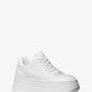 Hayes Snake Embossed Leather Platform Sneaker