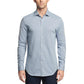 Men's Fine Gauge Knit Slim Fit Untucked Dress Shirt