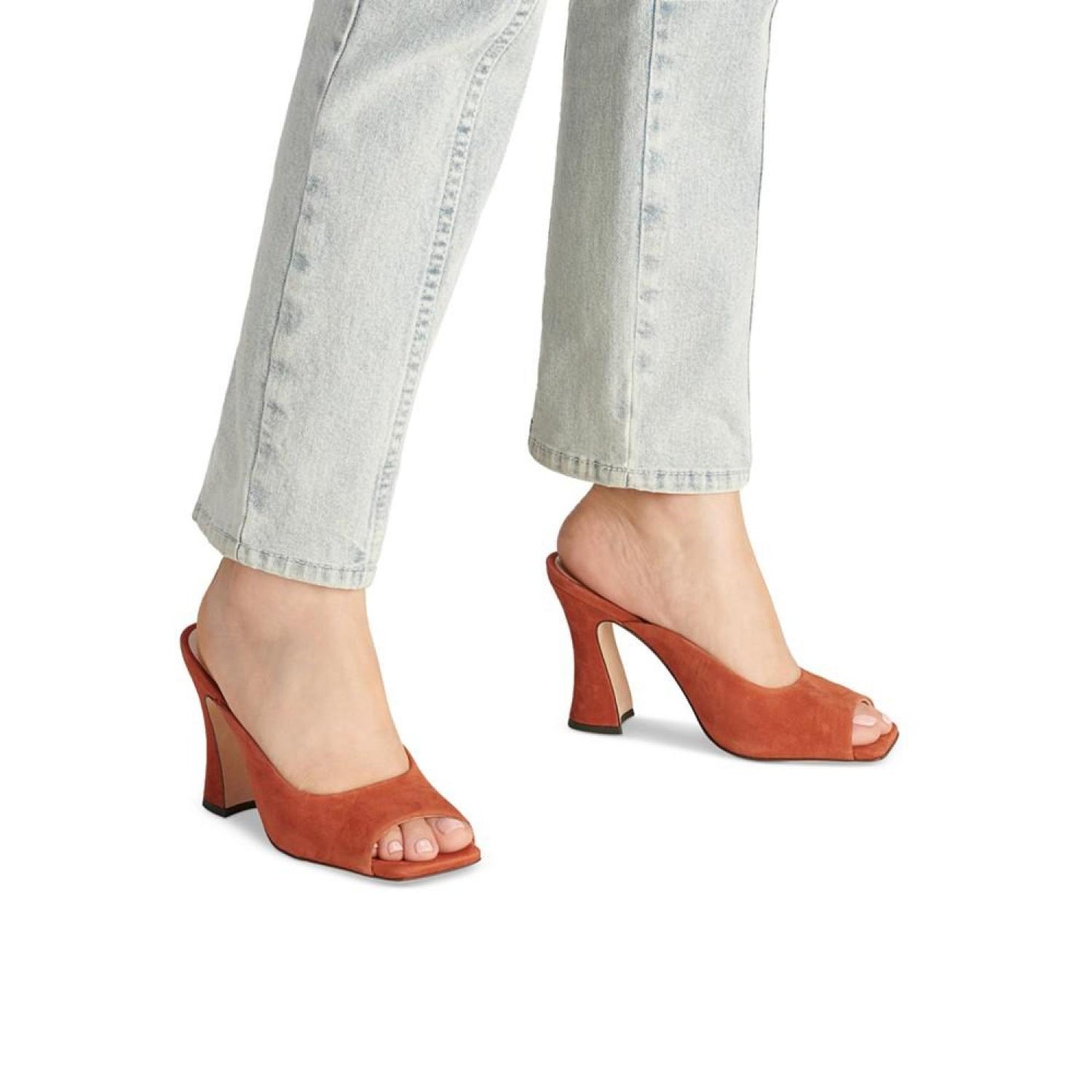 Laurence High Heel Dress Mule Sandals