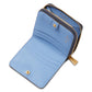 Morgan Colorblocked Saffiano Leather Compact Wallet