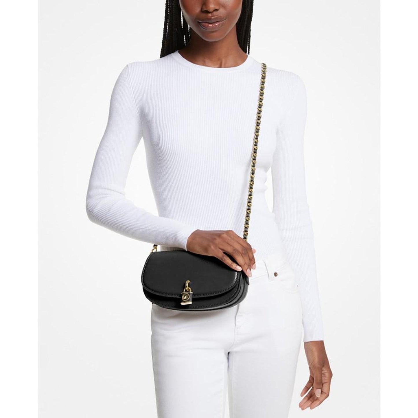 Mila Small East West Chain Sling Messenger