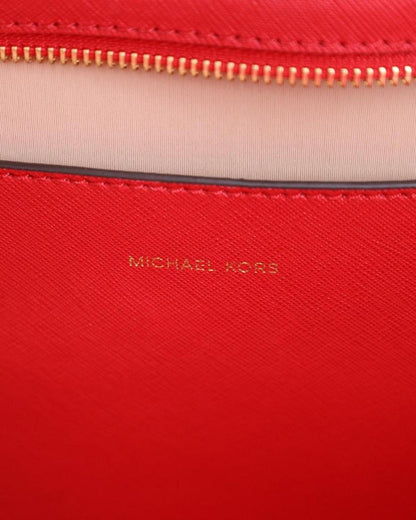 Michael Kors Walsh Large Tote Bag in Red Saffiano Leather