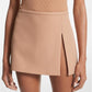 Double Crepe Sablé Slit Skirt