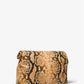 Monogramme Python Embossed Lunch Bag Clutch