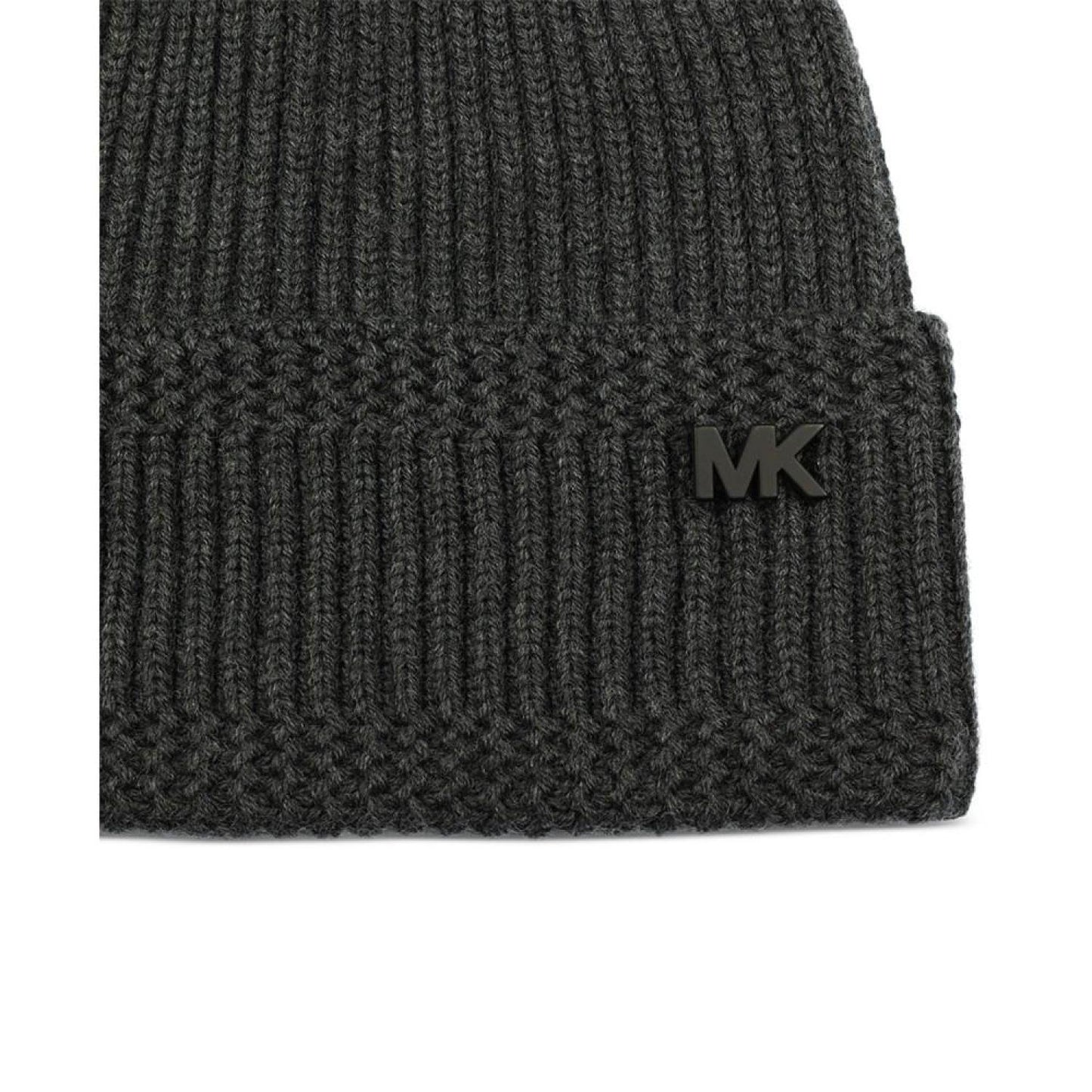 Men's Racked Ribbed Cuffed Logo Hat