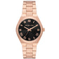 Women's Lennox Quartz Three-Hand Rose Gold-Tone Stainless Steel Watch 37mm