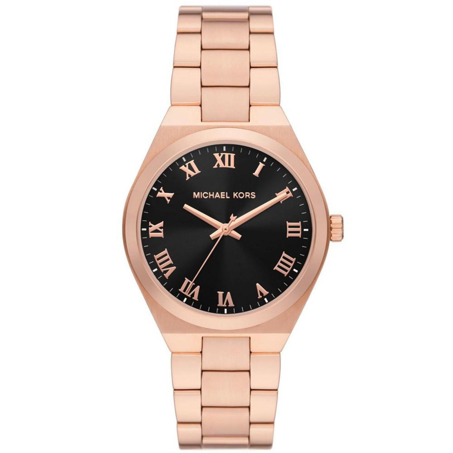 Women's Lennox Quartz Three-Hand Rose Gold-Tone Stainless Steel Watch 37mm