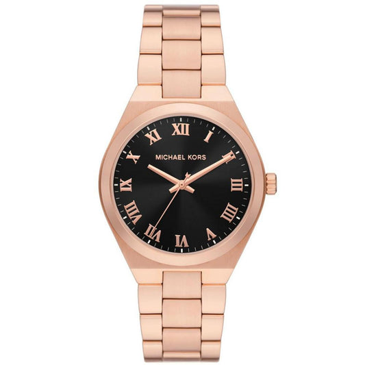 Women's Lennox Quartz Three-Hand Rose Gold-Tone Stainless Steel Watch 37mm