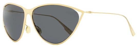 Dior Women's Oval Sunglasses NewMotard J5GIR Gold 65mm