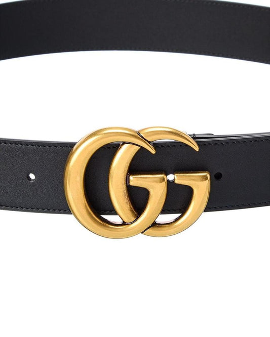 Gucci Double G Leather Belt