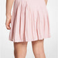 Pleated Logo Skirt
