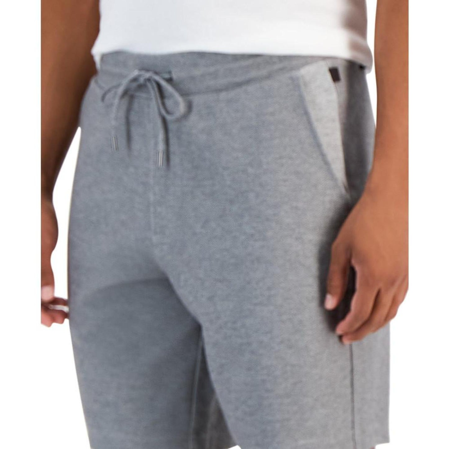 Men's Comfort-Fit Double-Knit Piqué Drawstring Shorts