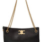 CELINE Newspaper Medium Leather Shoulder Bag