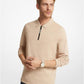 Cotton Half-Zip Polo Sweater