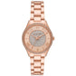 Women's Lauryn Three-Hand Rose Gold-Tone Stainless Steel Watch 33mm