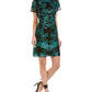 Marchesa Notte Embroidered Sheath Dress