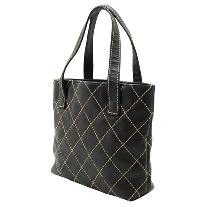 Chanel Wild Stitch  Leather Tote Bag (Pre-Owned)
