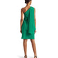 Georgette One-Shoulder Cocktail Dress