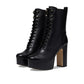 Natasha Lace-Up Bootie