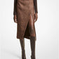 Glen Plaid Tweed Scissor Skirt