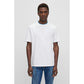 Relaxed-fit T-shirt in cotton jersey with detailed collarband