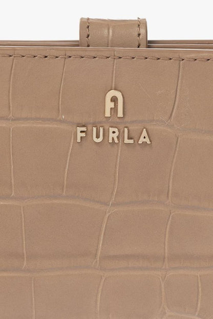 Furla Logo Plaque Embossed Wallet