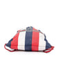 Striped Drawstring Backpack
