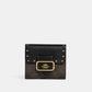 Coach Outlet Small Morgan Wallet In Colorblock Signature Canvas With Rivets