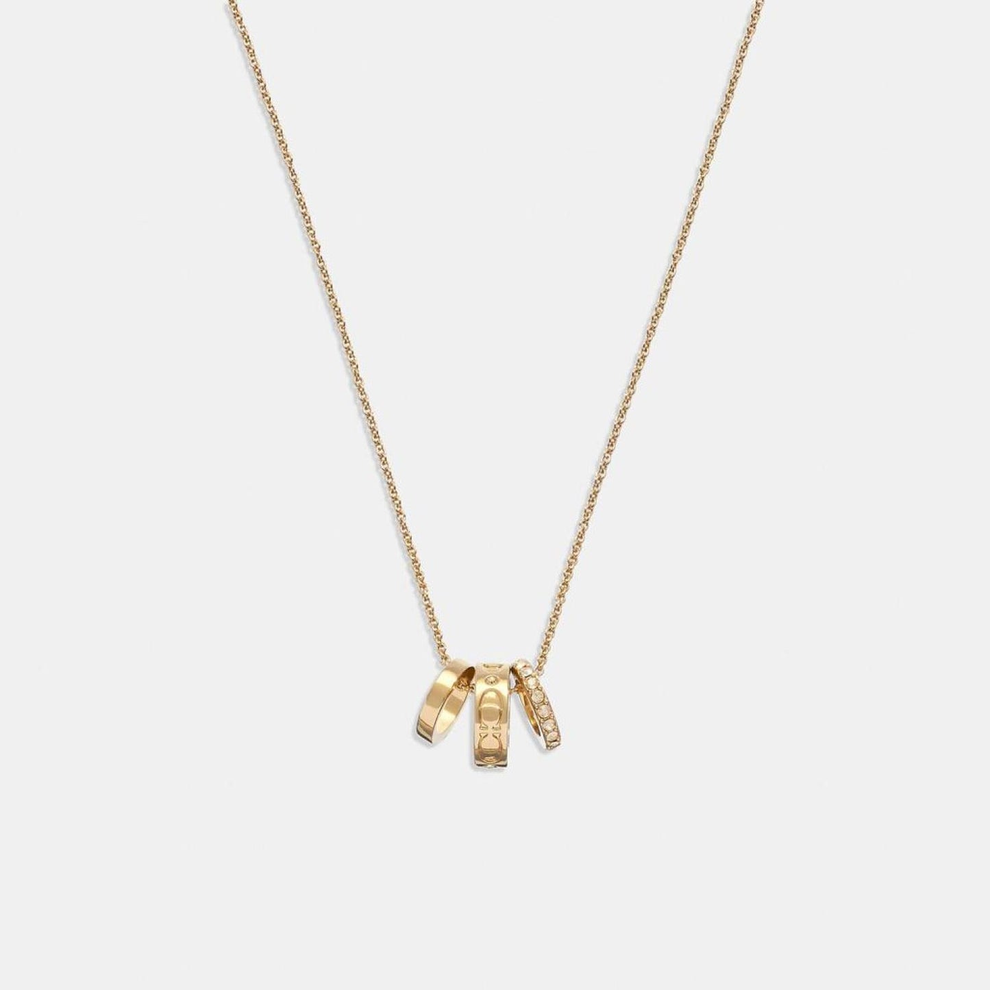 Coach Outlet Signature Rondell Necklace