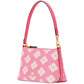 Spade Flower Jacquard East West Mini Canvas Pouchette